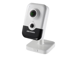 Hikvision 2 MP EXIR Fixed Cube Network Camera DS-2CD2423G0-IW - Cámara de vigilancia de red - color (Día y noche) - 2 MP - 1920 x 1080 - montaje M12 - focal fijado - audio - inalámbrico - Wi-Fi - LAN 10/100 - MJPEG, H.264, H.265, H.265+ - CC 12 V/PoE