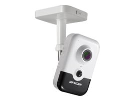 Hikvision 2 MP EXIR Fixed Cube Network Camera DS-2CD2423G0-IW - Cámara de vigilancia de red - color (Día y noche) - 2 MP - 1920 x 1080 - montaje M12 - focal fijado - audio - inalámbrico - Wi-Fi - LAN 10/100 - MJPEG, H.264, H.265, H.265+ - CC 12 V/PoE