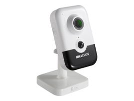 Hikvision 2 MP EXIR Fixed Cube Network Camera DS-2CD2423G0-IW - Cámara de vigilancia de red - color (Día y noche) - 2 MP - 1920 x 1080 - montaje M12 - focal fijado - audio - inalámbrico - Wi-Fi - LAN 10/100 - MJPEG, H.264, H.265, H.265+ - CC 12 V/PoE
