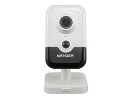 Hikvision 2 MP EXIR Fixed Cube Network Camera DS-2CD2423G0-IW - Cámara de vigilancia de red - color (Día y noche) - 2 MP - 1920 x 1080 - montaje M12 - focal fijado - audio - inalámbrico - Wi-Fi - LAN 10/100 - MJPEG, H.264, H.265, H.265+ - CC 12 V/PoE