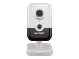 Hikvision 2 MP EXIR Fixed Cube Network Camera DS-2CD2423G0-IW - Cámara de vigilancia de red - color (Día y noche) - 2 MP - 1920 x 1080 - montaje M12 - focal fijado - audio - inalámbrico - Wi-Fi - LAN 10/100 - MJPEG, H.264, H.265, H.265+ - CC 12 V/PoE
