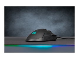 CORSAIR Gaming GLAIVE RGB PRO - Ratón - óptico - 7 botones - cableado - USB - negro