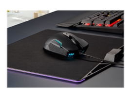 CORSAIR Gaming GLAIVE RGB PRO - Ratón - óptico - 7 botones - cableado - USB - negro