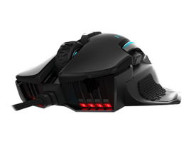 CORSAIR Gaming GLAIVE RGB PRO - Ratón - óptico - 7 botones - cableado - USB - negro