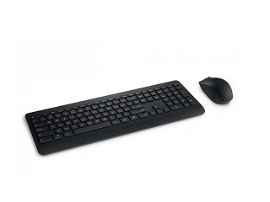Microsoft - Keyboard and mouse set - Spanish - Bluetooth - Black