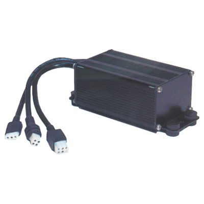 35 Watts Power Supply, Especially Designed for Motorcycles, Capacity to Connect 3 Strobes 35 Watts Power Supply, Especially Designed for Motorcycles, Capacity to Connect 3 Strobes