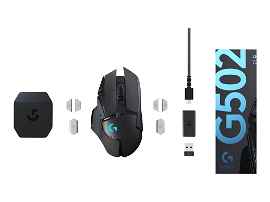 Logitech Wireless Gaming Mouse G502 Lightspeed - Ratón - óptico - 11 botones - inalámbrico - 2.4 GHz - receptor inalámbrico USB