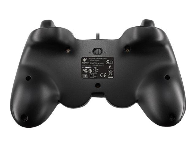 Logitech Gamepad F310 - Mando de videojuegos - 10 botones - cableado