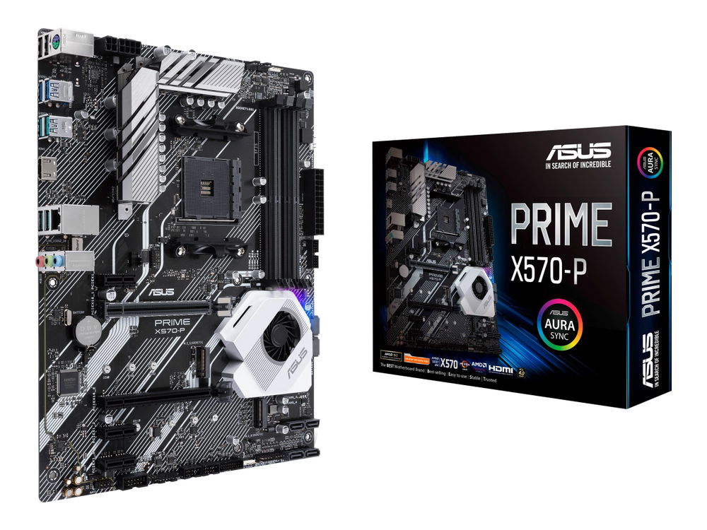 ASUS PRIME X570-P - Placa base - ATX - Socket AM4 - AMD X570 Chipset - USB 3.2 Gen 1, USB 3.2 Gen 2 - Gigabit LAN - Tarjeta gráfica (CPU necesaria) - HD Audio (8-canales) ASUS PRIME X570-P - Placa base - ATX - Socket AM4 - AMD X570 Chipset - USB 3.2 Gen 1, USB 3.2 Gen 2 - Gigabit LAN - Tarjeta gráfica (CPU necesaria) - HD Audio (8-canales)