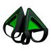 Razer Kitty Ears - Orejas de gato para auricular - verde - para Kraken