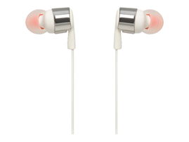JBL T210 - Auriculares internos con micro - en oreja - cableado - conector de 3,5 mm - gris