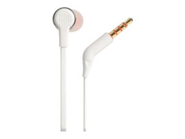 JBL T210 - Auriculares internos con micro - en oreja - cableado - conector de 3,5 mm - gris