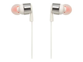 JBL T210 - Auriculares internos con micro - en oreja - cableado - conector de 3,5 mm - gris