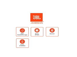 JBL JR POP - Speaker - Pink - Bluetooth - 5 horas de tiempo de reproducción – Resistente al agua IPX7 – Luces multicolor – integradas - Ultraportátil con correa