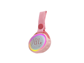JBL JR POP - Speaker - Pink - Bluetooth - 5 horas de tiempo de reproducción – Resistente al agua IPX7 – Luces multicolor – integradas - Ultraportátil con correa