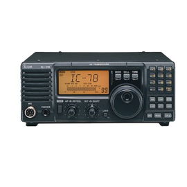 40 W HF Transceiver, 99 Memory Channels 8 Characters Display. USB, LSB, CW, RTTY (FSK) and AM Modes.  HM-36 Hand microphone included
