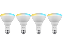 Nexxt -Solutions Connectivity - NHB-W2104PK -  Light Bulb - Paquete de 4 - Conexión Wi-Fi - Compatible con Amazon Alexa y Google Assistant - 110 V