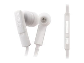 Klip Xtreme BeatBuds KHS-220 - Auriculares internos con micro - en oreja - cableado - conector de 3,5 mm - blanco