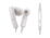 Klip Xtreme BeatBuds KHS-220 - Auriculares internos con micro - en oreja - cableado - conector de 3,5 mm - blanco