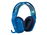 Logitech G733 LIGHTSPEED Wireless RGB Gaming Headset - Auricular - 7.1 canales - tamaño completo - 2,4 GHz - inalámbrico - azul