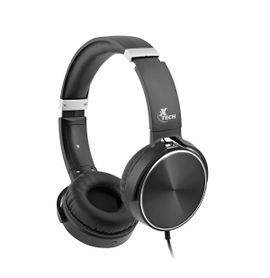 Audífonos con Micrófono Xtech Spiral XTH-345 - Suave acolchado que cubre la diadema ajustable - Articulaciones reforzadas en la diadema - Unidad de Microparlante: 40mm