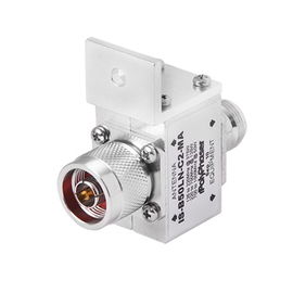 Protector RF Coaxial Para 10 a 1000 MHz Con Ceja Frontal Con Conectores N Macho y N-Hembra, 50 Ω Protector RF Coaxial Para 10 a 1000 MHz Con Ceja Frontal Con Conectores N Macho y N-Hembra, 50 Ω