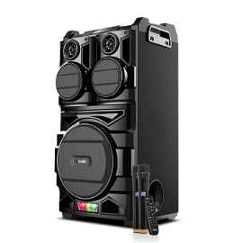 Klip Xtreme KWS-920 - Speaker - Wired - Black - System Wireless Mics