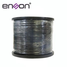 CABLE UTP CAT5E ENSON 13152B305 SERIE PRO-II C/GEL CALIBE 24 AWG 100% COBRE BOBINA DE 305 METROS FORRO PE COLOR NEGRO USO EXTERIOR RECOMENDADO PARA CCTV, VIDEO IP Y REDES BASE 10,100