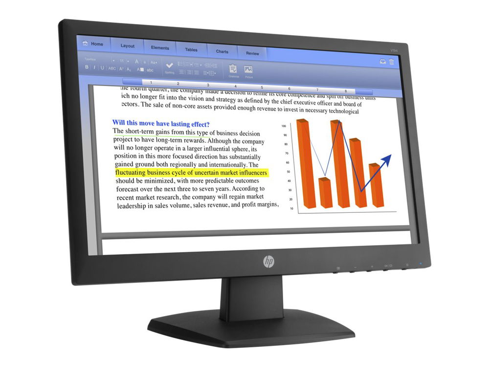 HP - V194 - Monitor 18.5