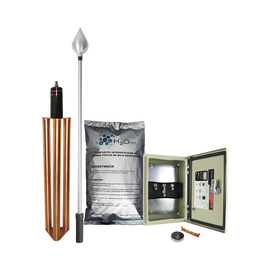 Kit de Pararrayo con Punta con Diámetro de Protección de 160 metros.