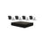 HIL/1080P/DVR-204Q-K1+4THC-B120-M/PowerCable/1TBHDD