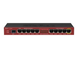 MikroTik RouterBOARD RB2011iLS-IN - Router - GigE - 600 MHz - 214x86mm - RouterOS - Ram: 64 MB - PoE Pasivo