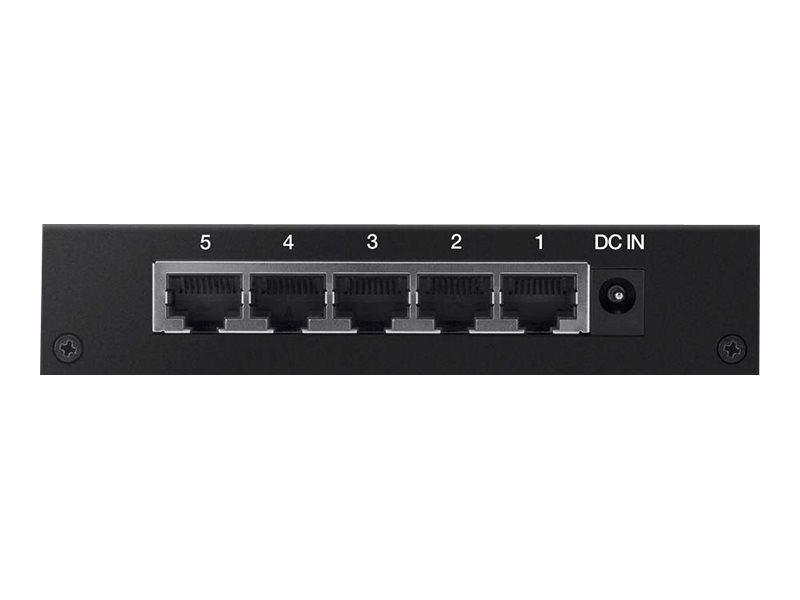 Linksys SE3005 - Conmutador  - sin gestionar - 5 x 10/100/1000 - sobremesa, montaje en pared - 2 años de garantía