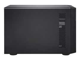 QNAP TS-473-4G - Servidor NAS - 4 compartimentos - SATA 6Gb/s - RAID 0, 1, 5, 6, 10, JBOD, 5 Hot Spare, intercambio en caliente 6, 10 repuesto rápido - RAM 4 GB - Gigabit Ethernet - iSCSI soporta