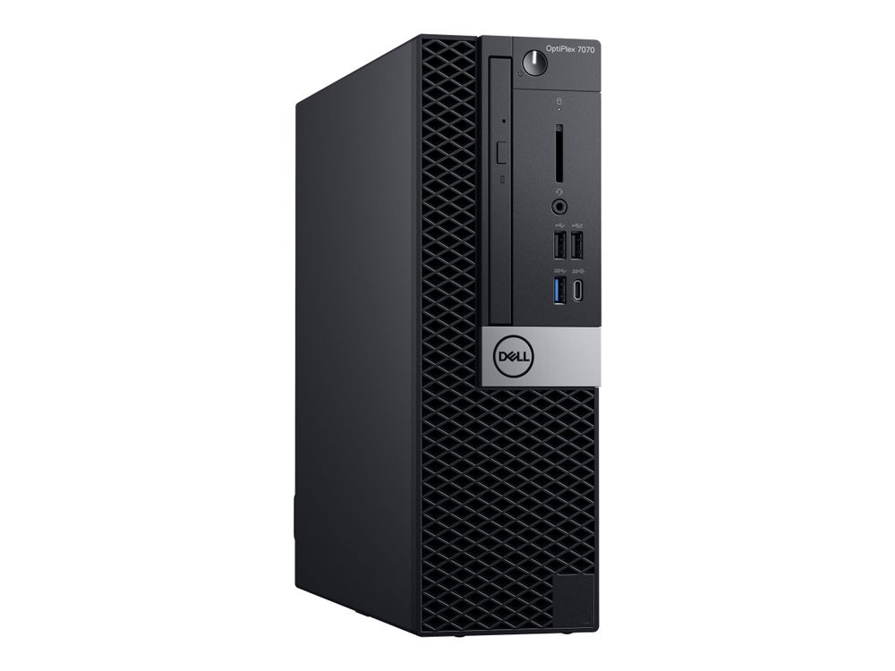 Dell OptiPlex 7070 - MLK - SFF - Core i5 9500 / hasta 4.4 GHz - RAM 8 GB - HDD 1 TB - grabadora de DVD - UHD Graphics 630 - Gigabit Ethernet - Win 10 Pro 64 bits - monitor: ninguno - BTS - con 3 Years Hardware Service with Onsite/In-Home Service Afte Dell OptiPlex 7070 - MLK - SFF - Core i5 9500 / hasta 4.4 GHz - RAM 8 GB - HDD 1 TB - grabadora de DVD - UHD Graphics 630 - Gigabit Ethernet - Win 10 Pro 64 bits - monitor: ninguno - BTS - con 3 Years Hardware Service with Onsite/In-Home Service Afte