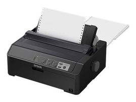 Epson FX 890II - Impresora - monocromo - matriz de puntos - Rollo (21,6 cm), 254 mm (anchura), 257 x 363 mm - 240 x 144 ppp - 9 espiga - hasta 738 caracteres/segundo - paralelo, USB 2.0
