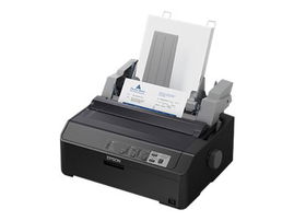 Epson FX 890II - Impresora - monocromo - matriz de puntos - Rollo (21,6 cm), 254 mm (anchura), 257 x 363 mm - 240 x 144 ppp - 9 espiga - hasta 738 caracteres/segundo - paralelo, USB 2.0