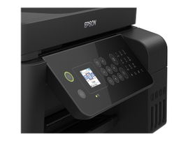 Epson EcoTank L5190 - Impresora multifunción - color - chorro de tinta - rellenable - 216 x 297 mm (original) - A4/Legal (material) - hasta 7.7 ppm (copiando) - hasta 10 ppm (impresión) - 100 hojas - 33.6 Kbps - USB 2.0, LAN, Wi-Fi(n)