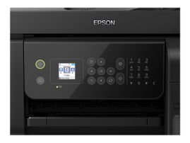 Epson EcoTank L5190 - Impresora multifunción - color - chorro de tinta - rellenable - 216 x 297 mm (original) - A4/Legal (material) - hasta 7.7 ppm (copiando) - hasta 10 ppm (impresión) - 100 hojas - 33.6 Kbps - USB 2.0, LAN, Wi-Fi(n)