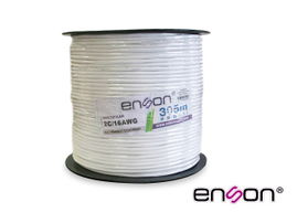 CABLE DE ALARMA ENSON 73202W305 SERIE PRO-II MULTIFILAR 2C/16 AWG BOBINA DE 305 METROS FORRO PVC COLOR BLANCO PARA USO INTERIOR DISEÑADO PARA CONEXIONES DE SISTEMAS DE ALARMA CABLE DE ALARMA ENSON 73202W305 SERIE PRO-II MULTIFILAR 2C/16 AWG BOBINA DE 305 METROS FORRO PVC COLOR BLANCO PARA USO INTERIOR DISEÑADO PARA CONEXIONES DE SISTEMAS DE ALARMA