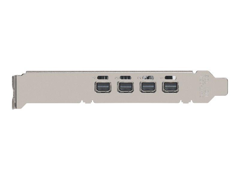 NVIDIA Quadro P1000 - Tarjeta gráfica - Quadro P1000 - 4 GB GDDR5 - PCIe 3.0 x16 perfil bajo - 4 x Mini DisplayPort - adaptadores incluidos
