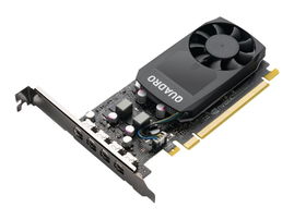 NVIDIA Quadro P1000 - Tarjeta gráfica - Quadro P1000 - 4 GB GDDR5 - PCIe 3.0 x16 perfil bajo - 4 x Mini DisplayPort - adaptadores incluidos