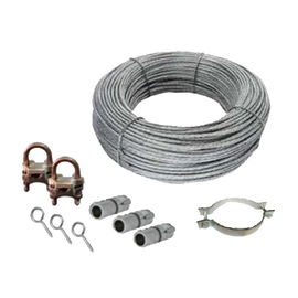 Kit de Retenida para sujeción de Mástil de Hasta 6 metros. Kit de Retenida para sujeción de Mástil de Hasta 6 metros.