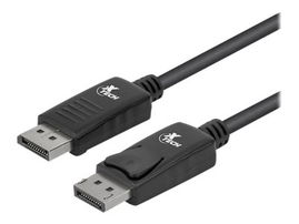 Xtech - Cable DisplayPort - DisplayPort (M) a DisplayPort (M) - 1.8 m - trabado - negro