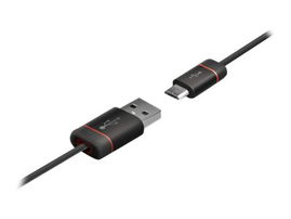 iLuv iCB55 Premium - Cable de carga / datos - USB macho a Micro-USB tipo B macho - 90 cm - negro - para Samsung Galaxy S, S II, S III, SL
