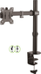 Klip Xtreme KPM-300 - Kit de montaje - para pantalla plana - plástico, acero de alta calidad - negro - tamaño de pantalla: 13