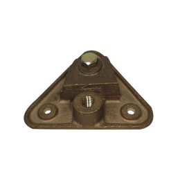 Base Triangular para Punta Pararrayo Maciza.