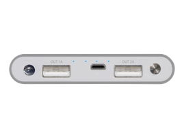 Klip Xtreme Enox10000 - Cargador portátil - 10000 mAh - 3.1 A - 2 conectores de salida (USB)