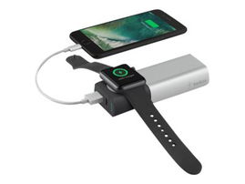 Belkin Valet Power Pack - Cargador portátil 6700 mAh - 1 A - 1 conectores de salida (USB (solo alimentación), magnética) - para Apple iPhone 5, 5c, 5s, 6, 6 Plus, 6s, 6s Plus, 7, 7 Plus, SE; Watch