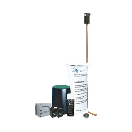 Kit de tierra física (VARIGROUND) con supresor de pico(SOHO) y accesorios de instalación.